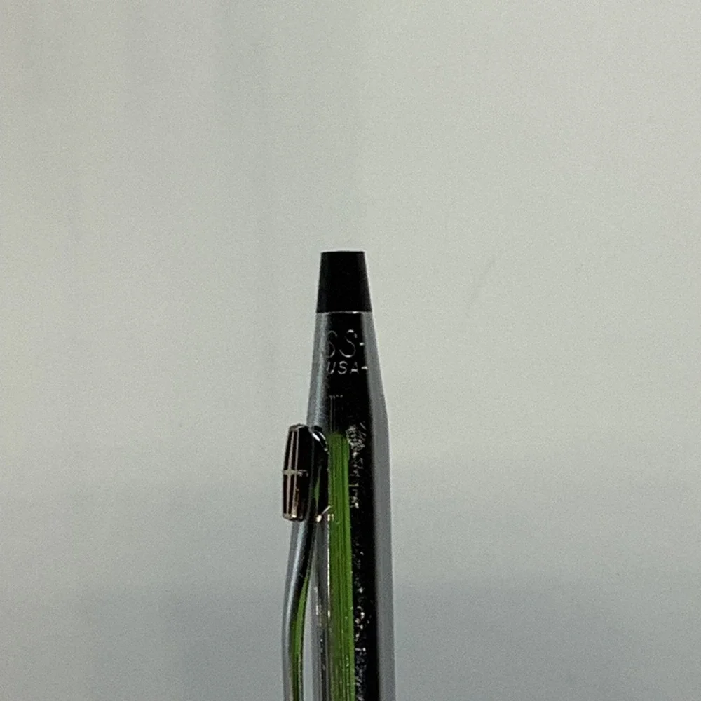 Vintage Cross Century Chrome Ballpoint Pen Medium‎ Black USA